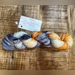 YARN DESTASH! Cornbread and Honey, Phoenician Monsoon SW Merino DK Yarn